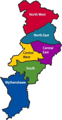 Manchester Wards Map
