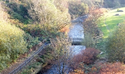 River irk Smedley Dip footbridge